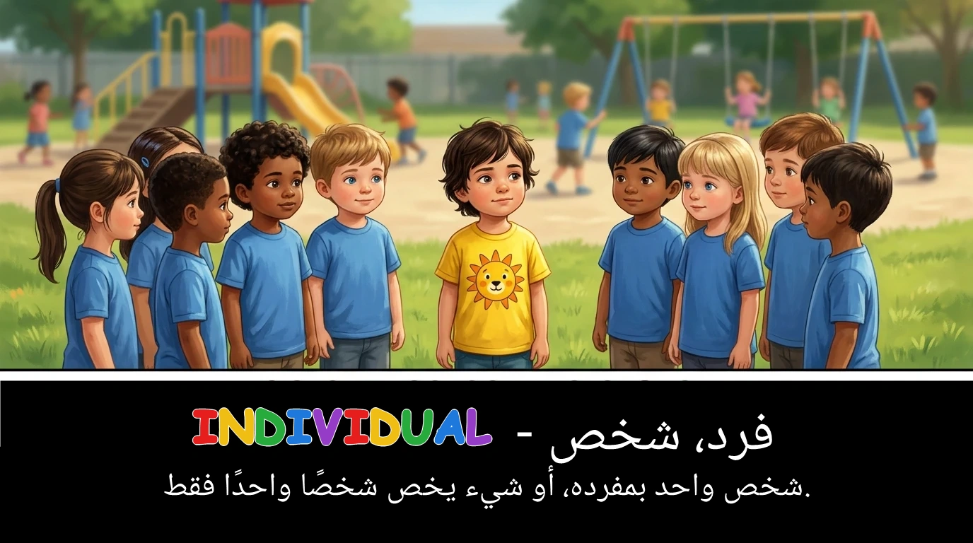 Arabic Illustration for individual